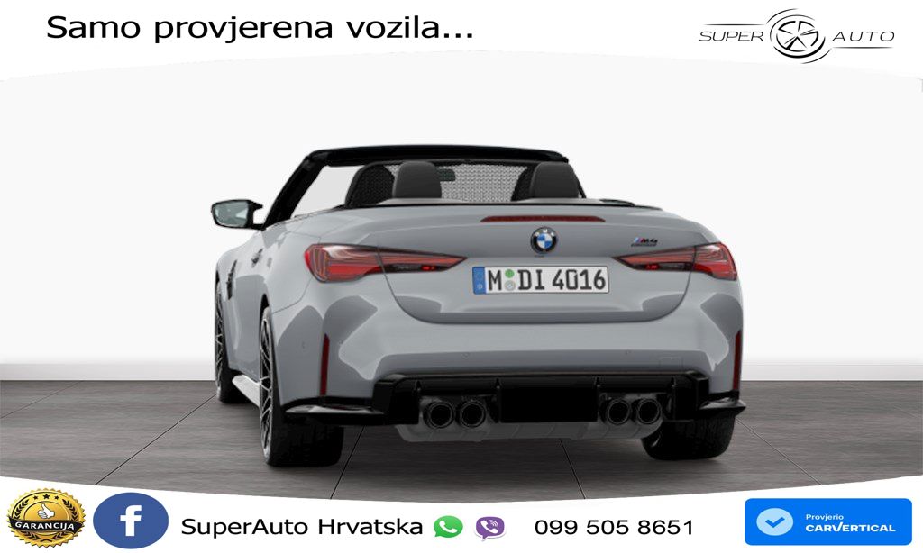 BMW M4 Convertible Competition 3.0 (530 KS) xDrive Steptronic