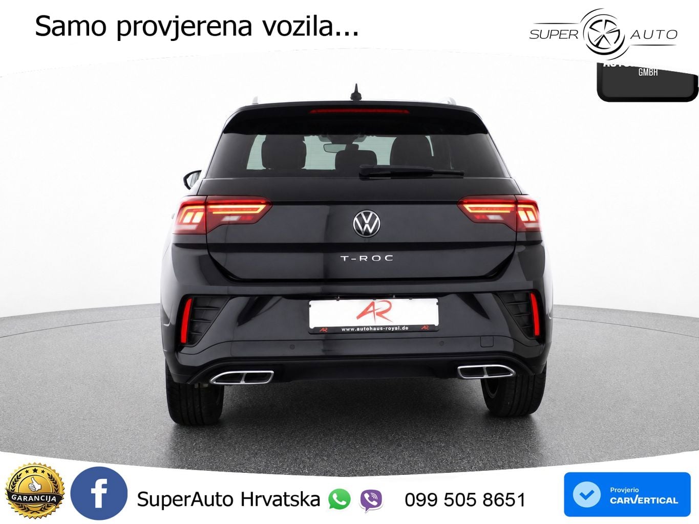 Volkswagen T-Roc 1.5 TSI (150 KS) DSG R-Line LED+GR SJED+ACC