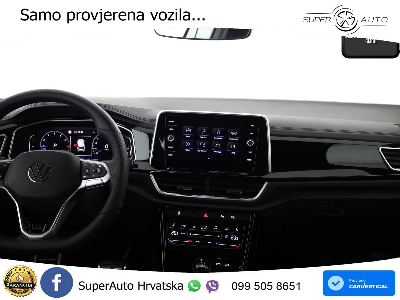 Volkswagen T-Roc 1.5 TSI (150 KS) DSG R-Line LED+GR SJED+ACC