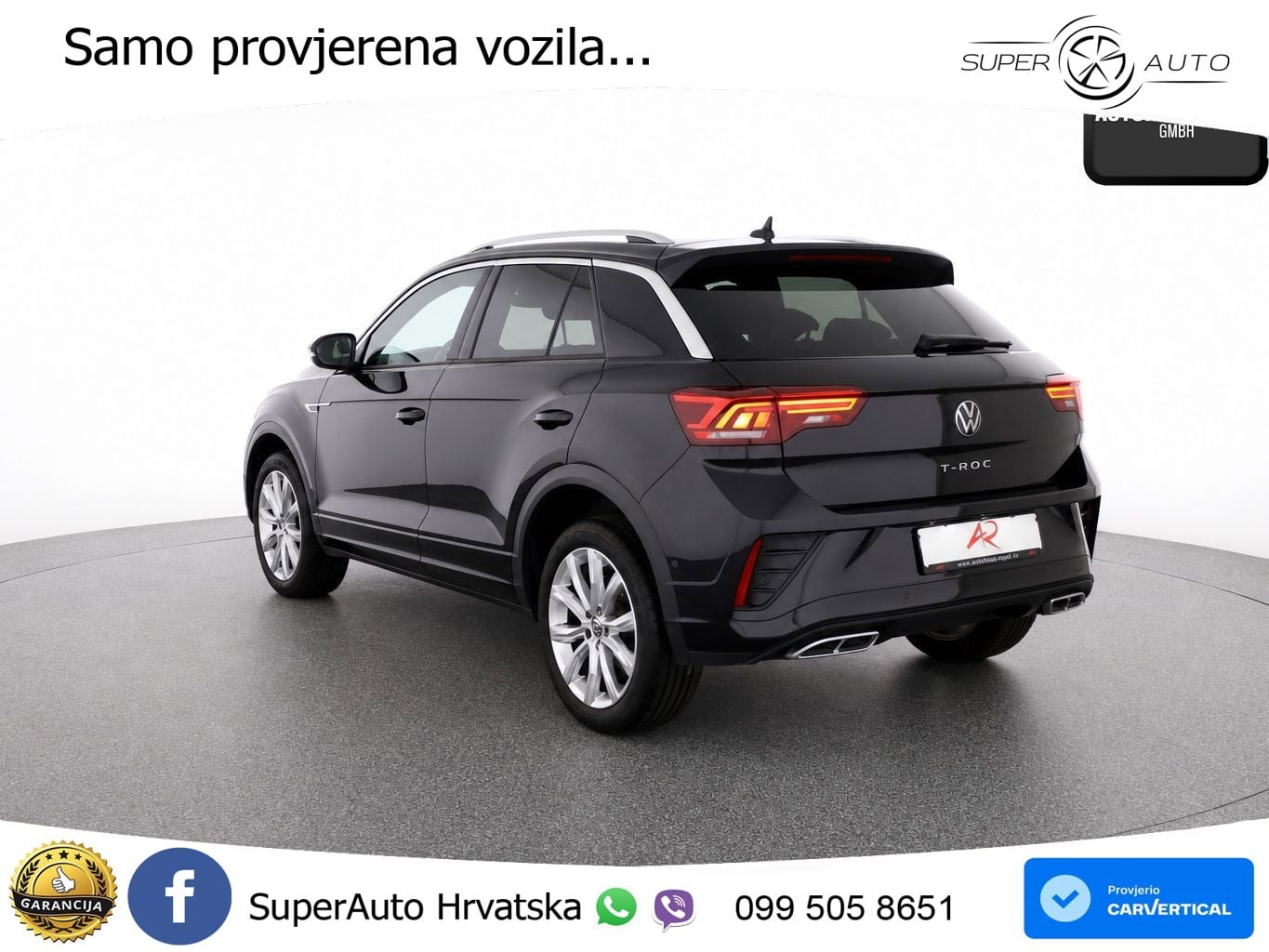 Volkswagen T-Roc 1.5 TSI (150 KS) DSG R-Line LED+GR SJED+ACC