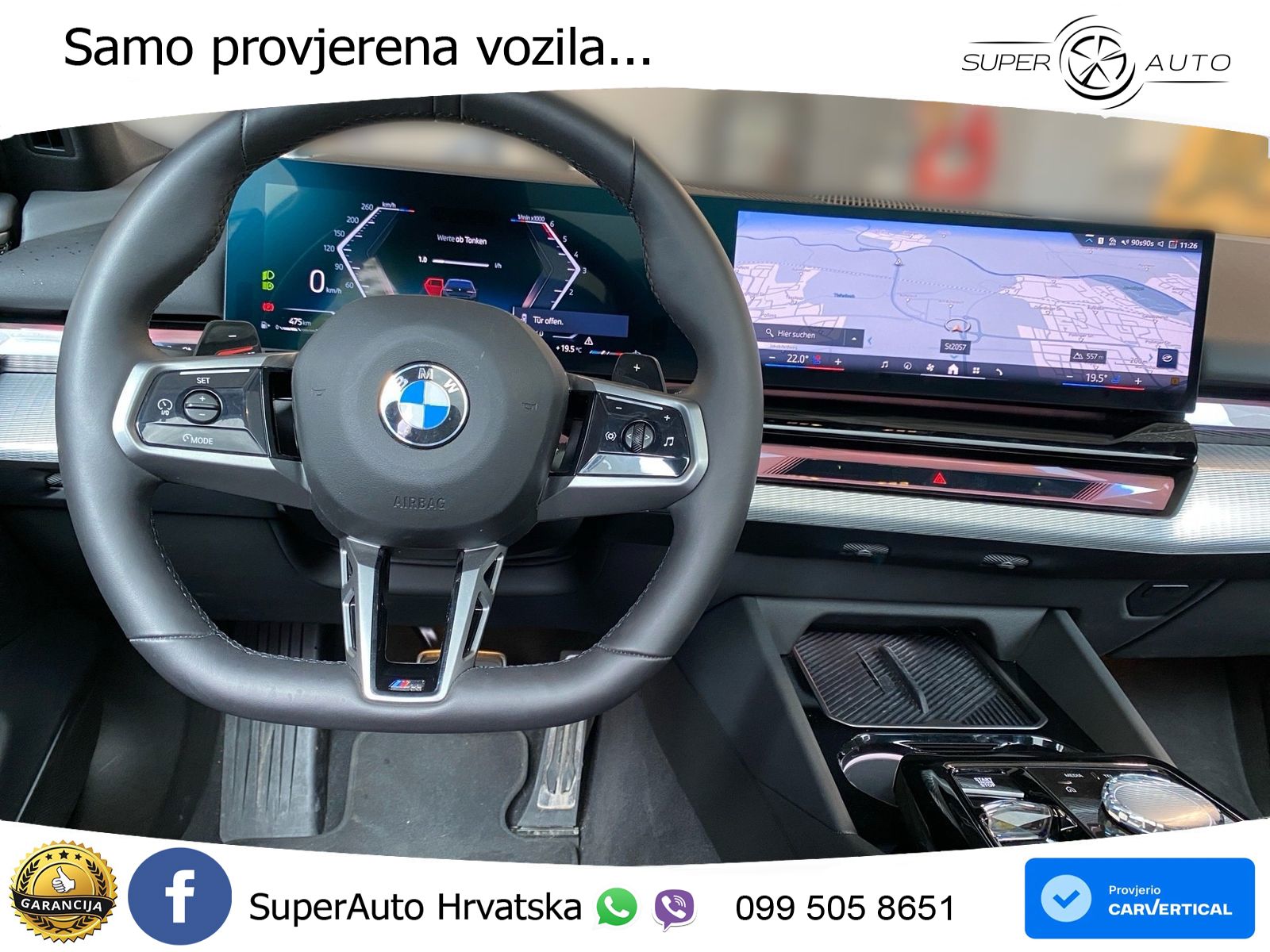BMW 540d Touring (303 KS) xDrive Steptronic ZRAČNI+ACC+GR SJED+KAM+PANO