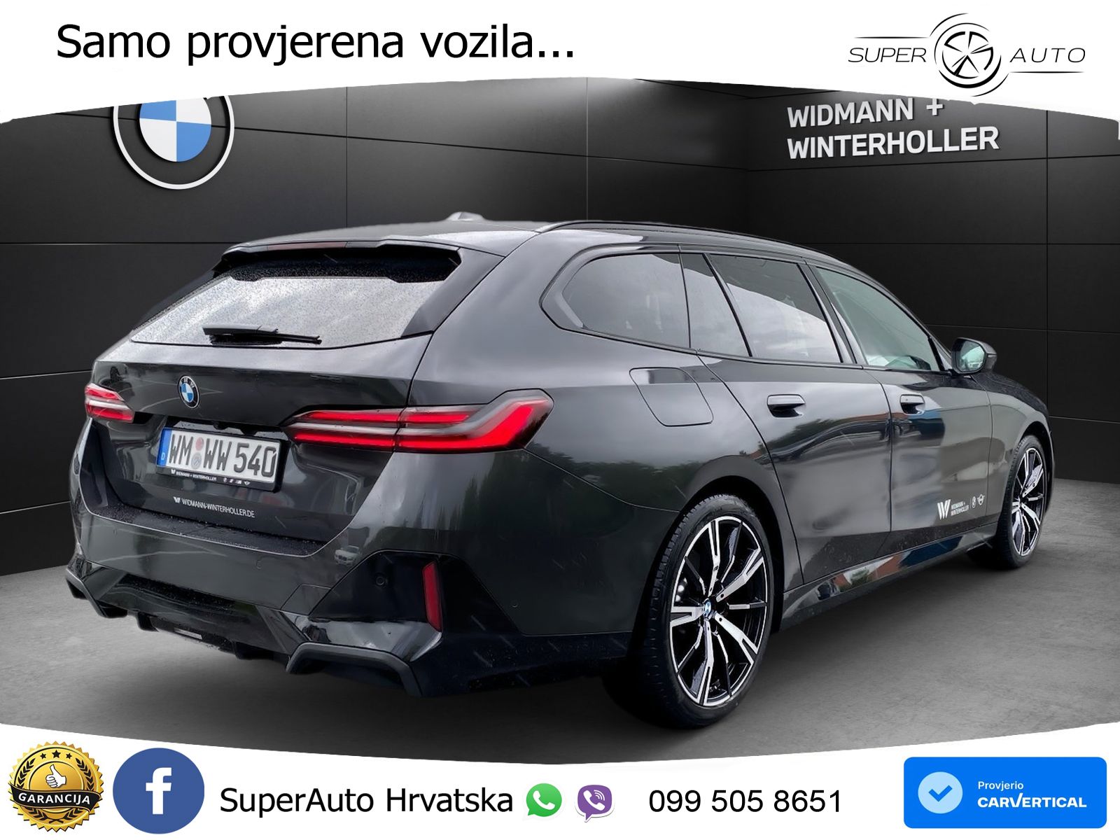 BMW 540d Touring (303 KS) xDrive Steptronic ZRAČNI+ACC+GR SJED+KAM+PANO