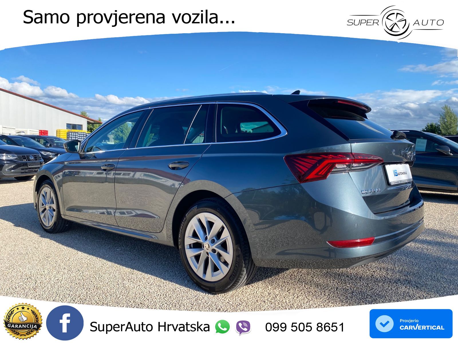 Škoda Octavia Combi 2.0 TDI (150 KS) DSG LED+GR SJED+ACC