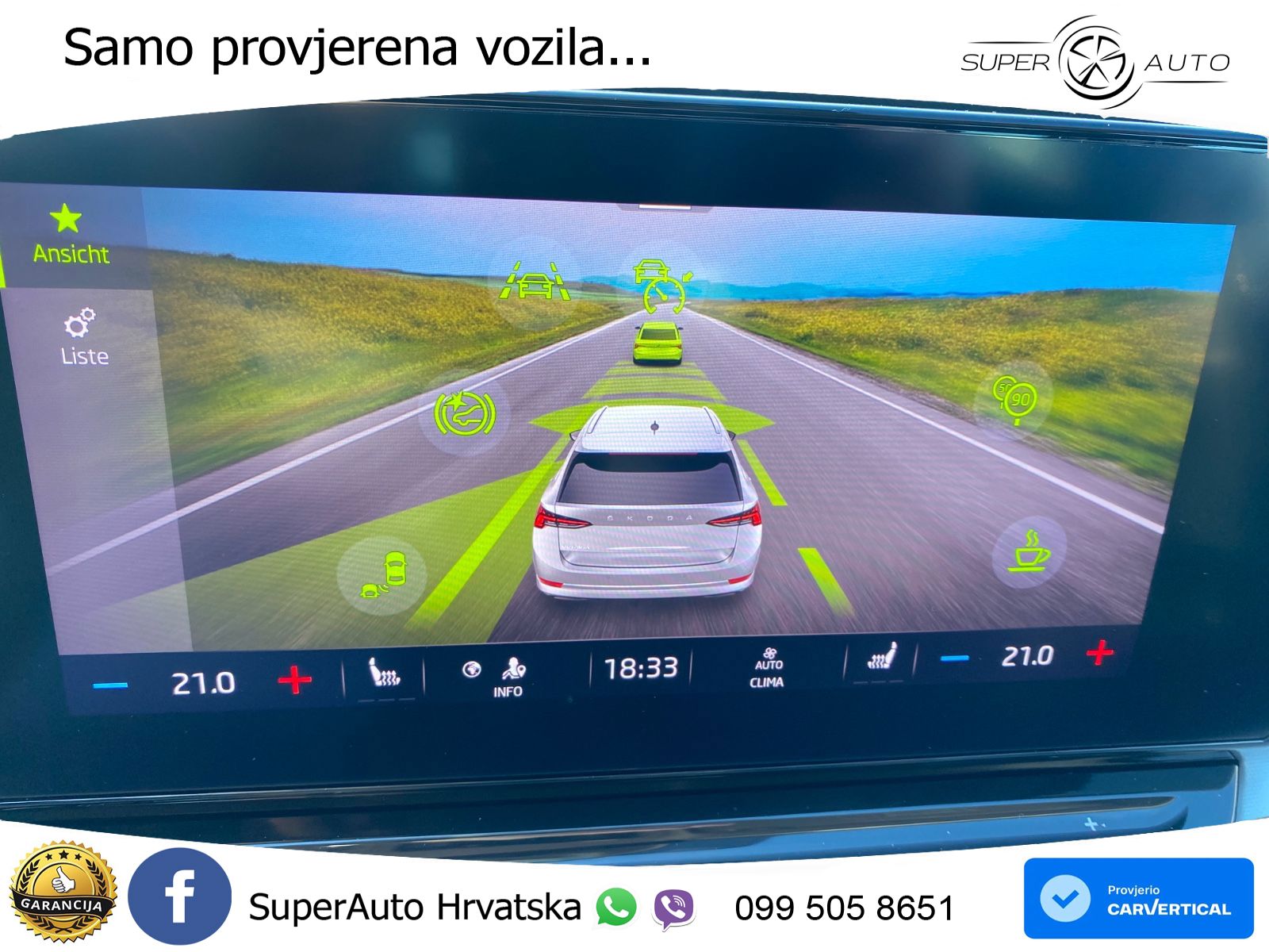 Škoda Octavia Combi 2.0 TDI (150 KS) DSG LED+GR SJED+ACC