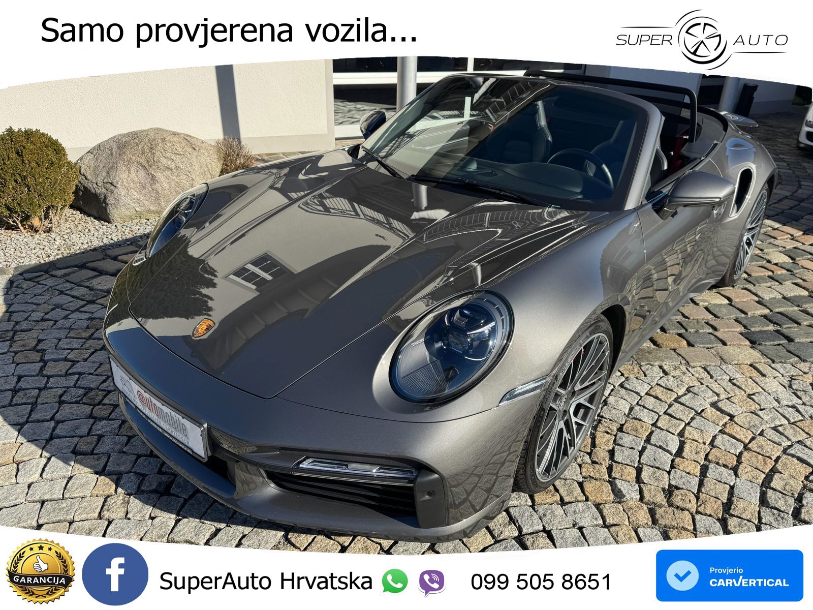 Porsche 911 Turbo Cabriolet 3.8 (580 KS) PDK LED+GR SJED+ACC