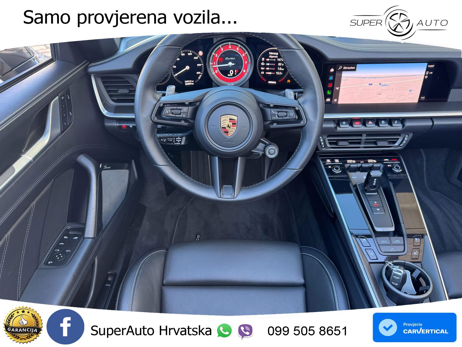 Porsche 911 Turbo Cabriolet 3.8 (580 KS) PDK LED+GR SJED+ACC