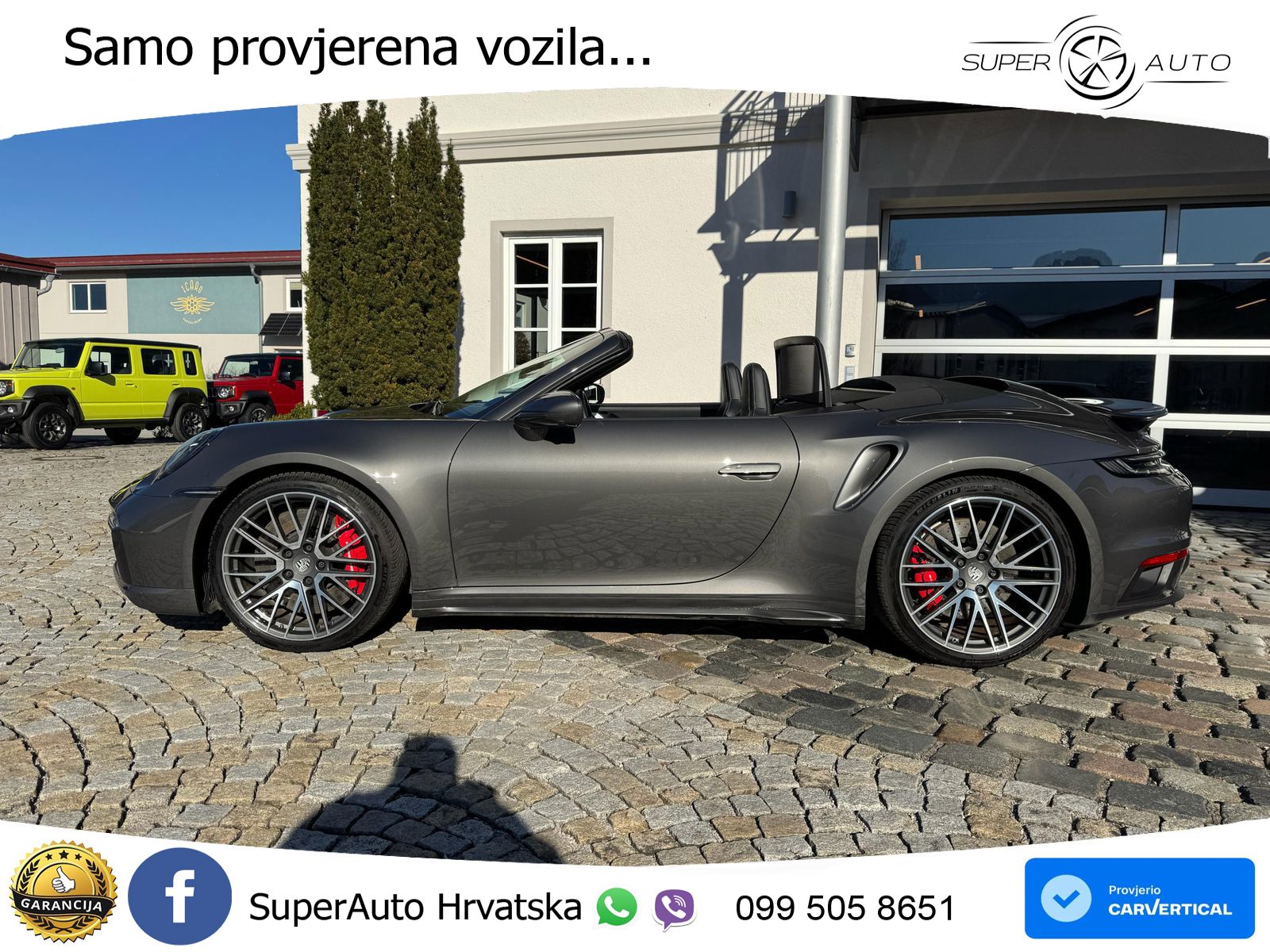 Porsche 911 Turbo Cabriolet 3.8 (580 KS) PDK LED+GR SJED+ACC