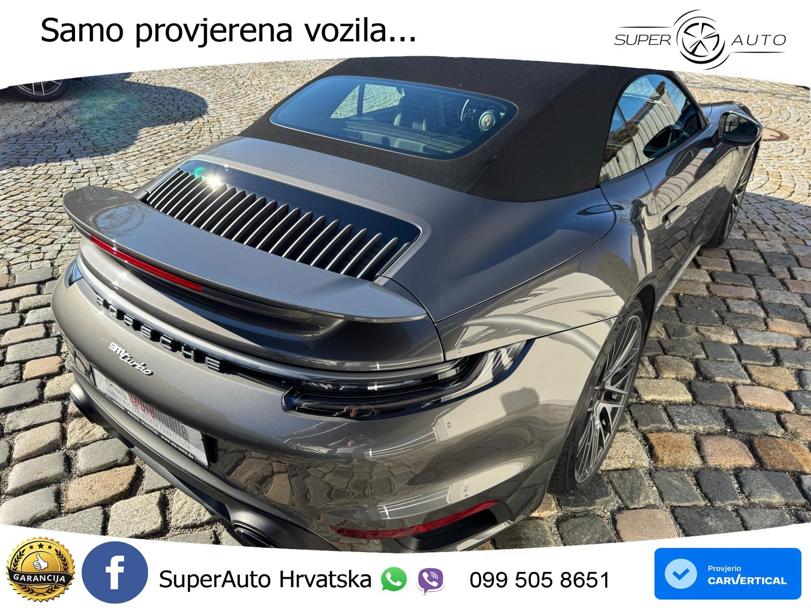 Porsche 911 Turbo Cabriolet 3.8 (580 KS) PDK LED+GR SJED+ACC