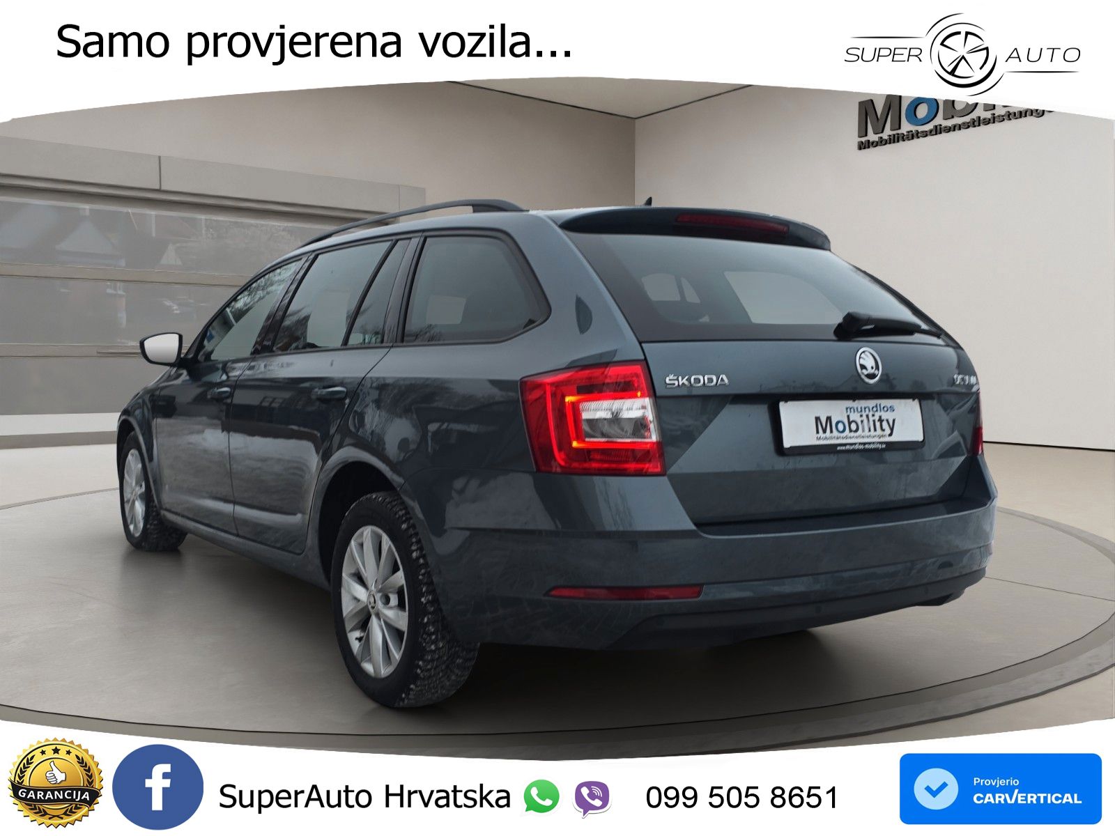 Škoda Octavia Combi 2.0 TDI (150 KS) DSG LED+GR SJED+ACC