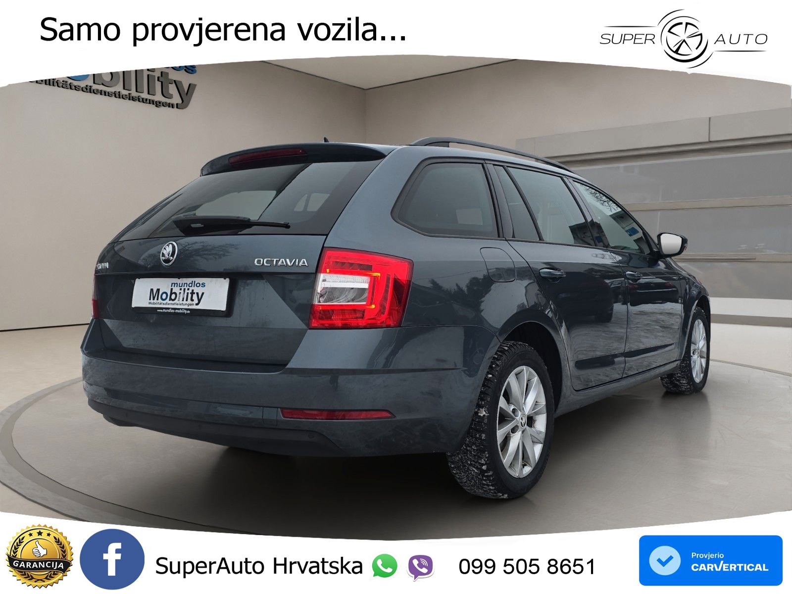 Škoda Octavia Combi 2.0 TDI (150 KS) DSG LED+GR SJED+ACC