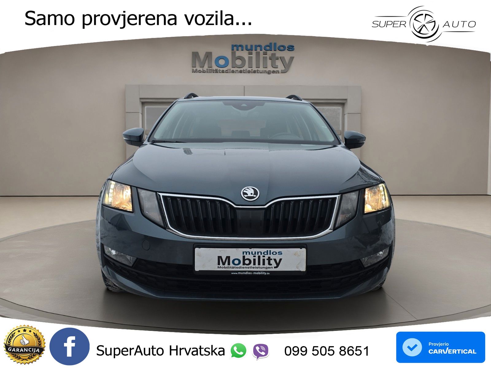 Škoda Octavia Combi 2.0 TDI (150 KS) DSG LED+GR SJED+ACC