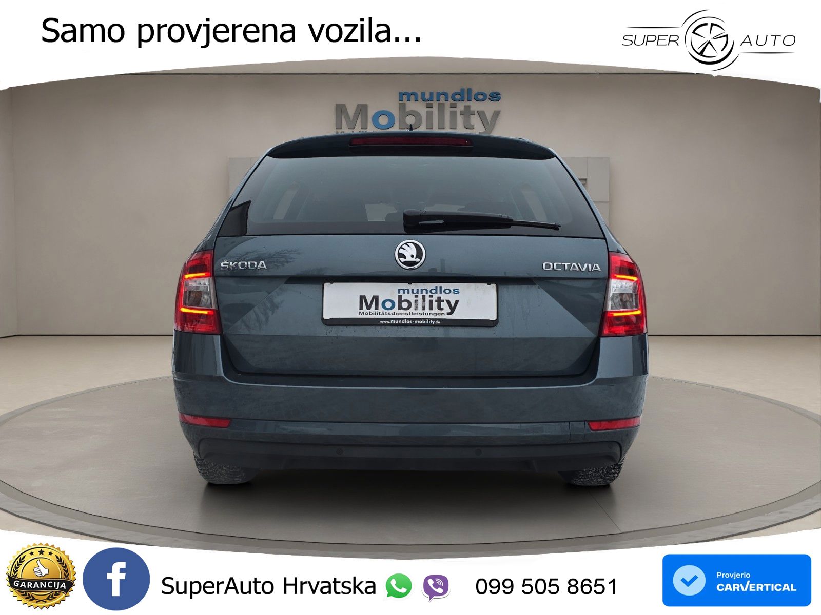 Škoda Octavia Combi 2.0 TDI (150 KS) DSG LED+GR SJED+ACC