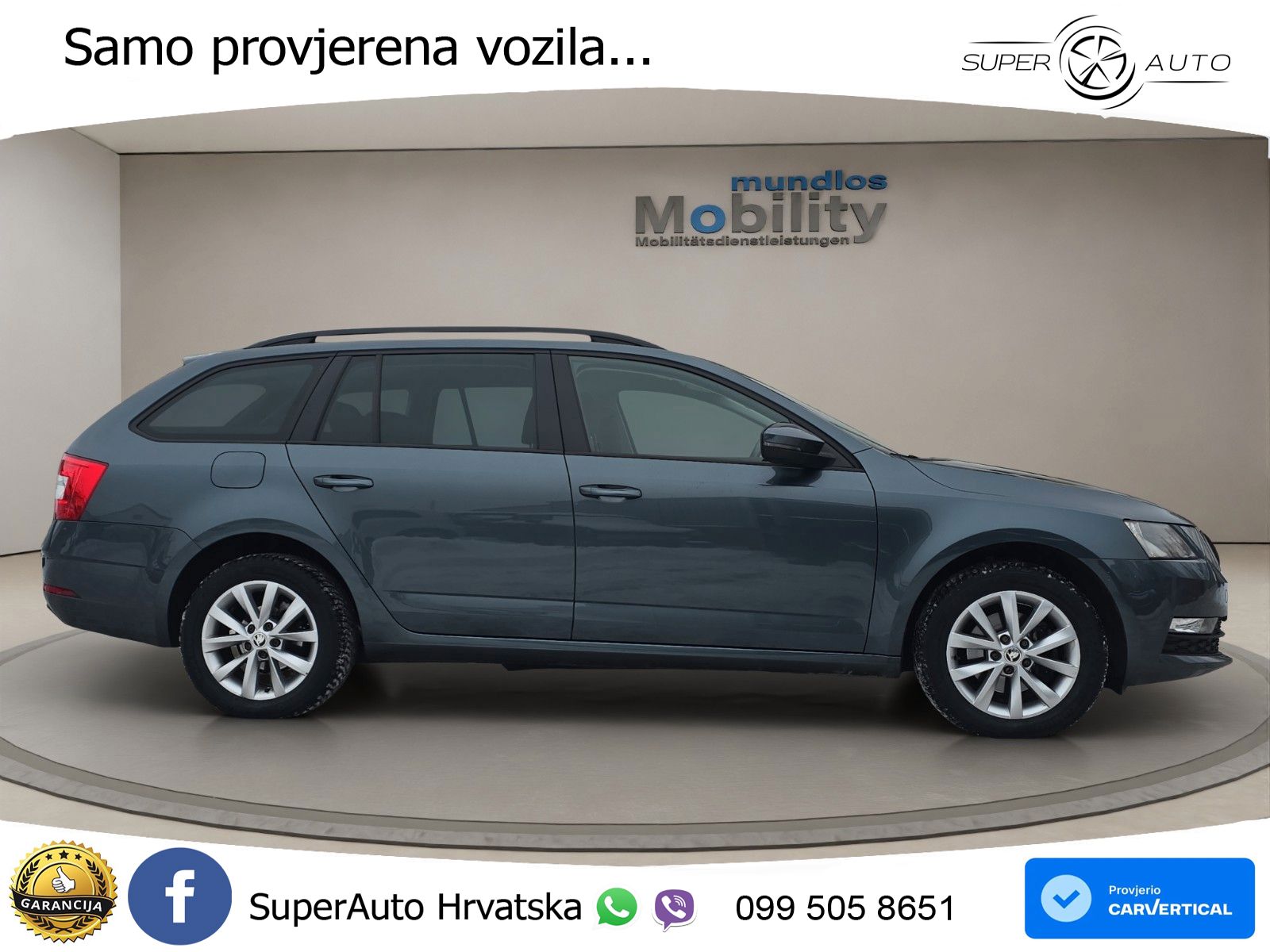 Škoda Octavia Combi 2.0 TDI (150 KS) DSG LED+GR SJED+ACC