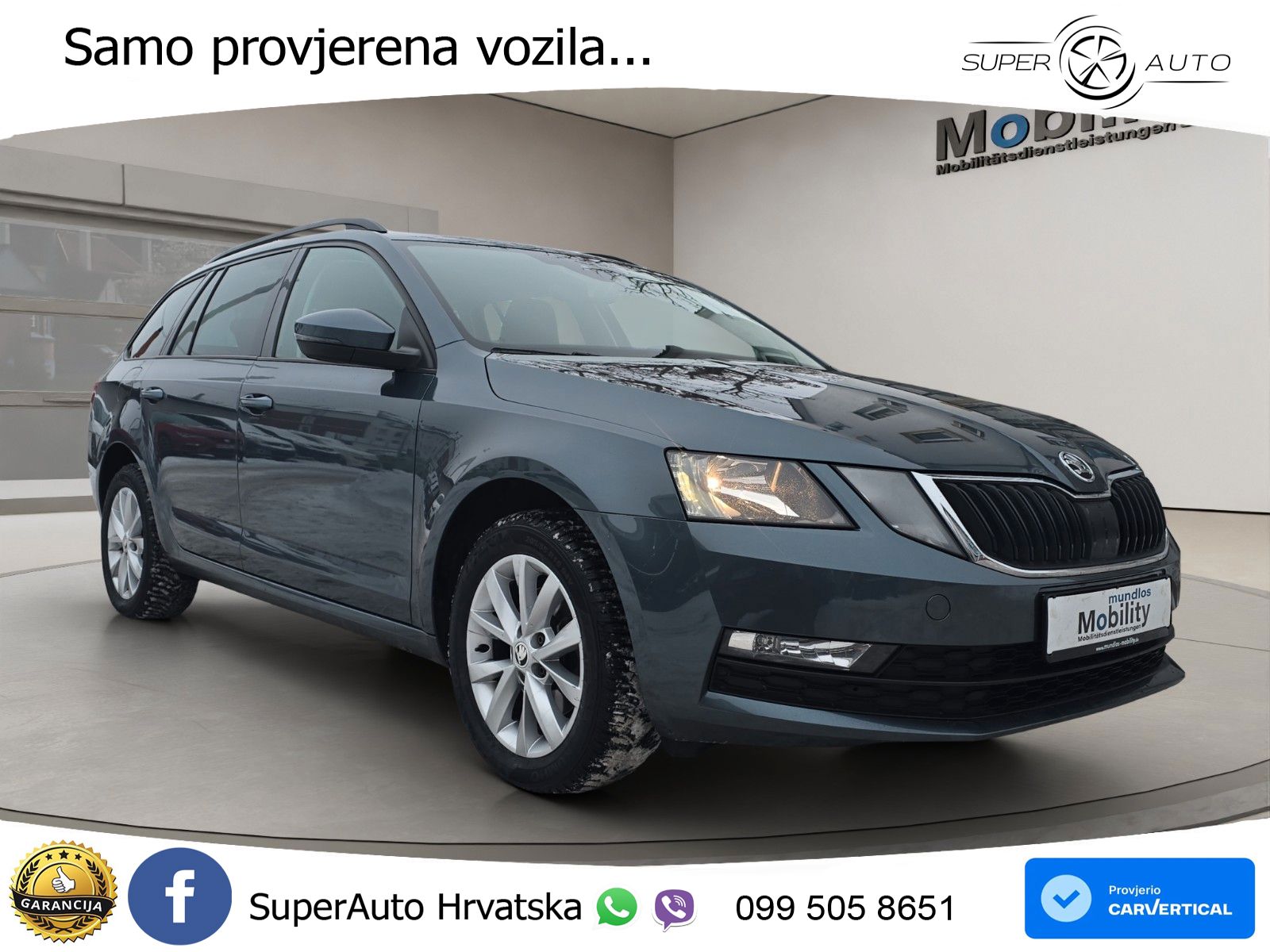Škoda Octavia Combi 2.0 TDI (150 KS) DSG LED+GR SJED+ACC