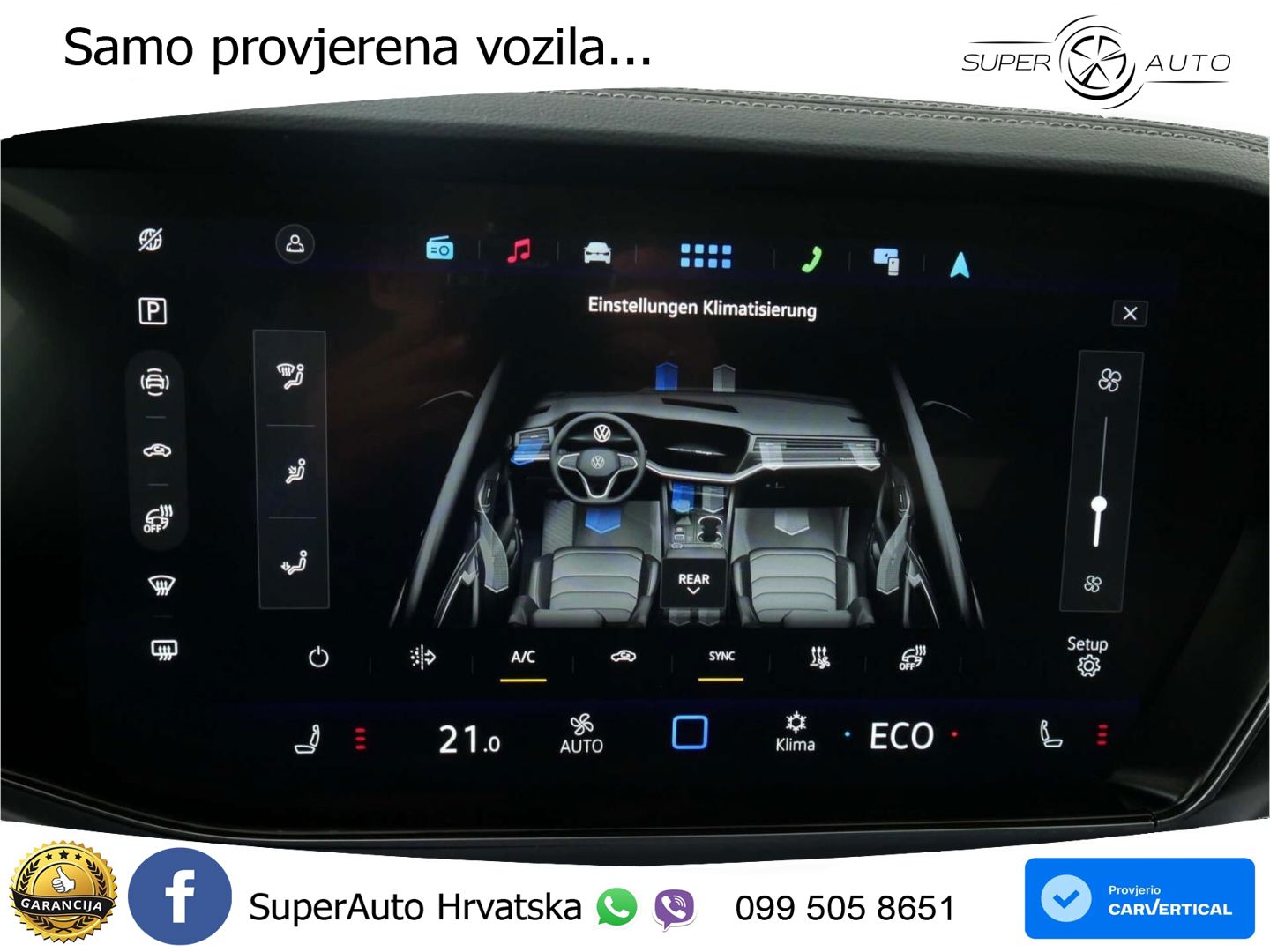 Volkswagen Touareg 3.0 V6 TDI (286 KS) 4MOTION Tiptronic R-Line ZRAČNI+ACC+GR SJED+KAM+PANO