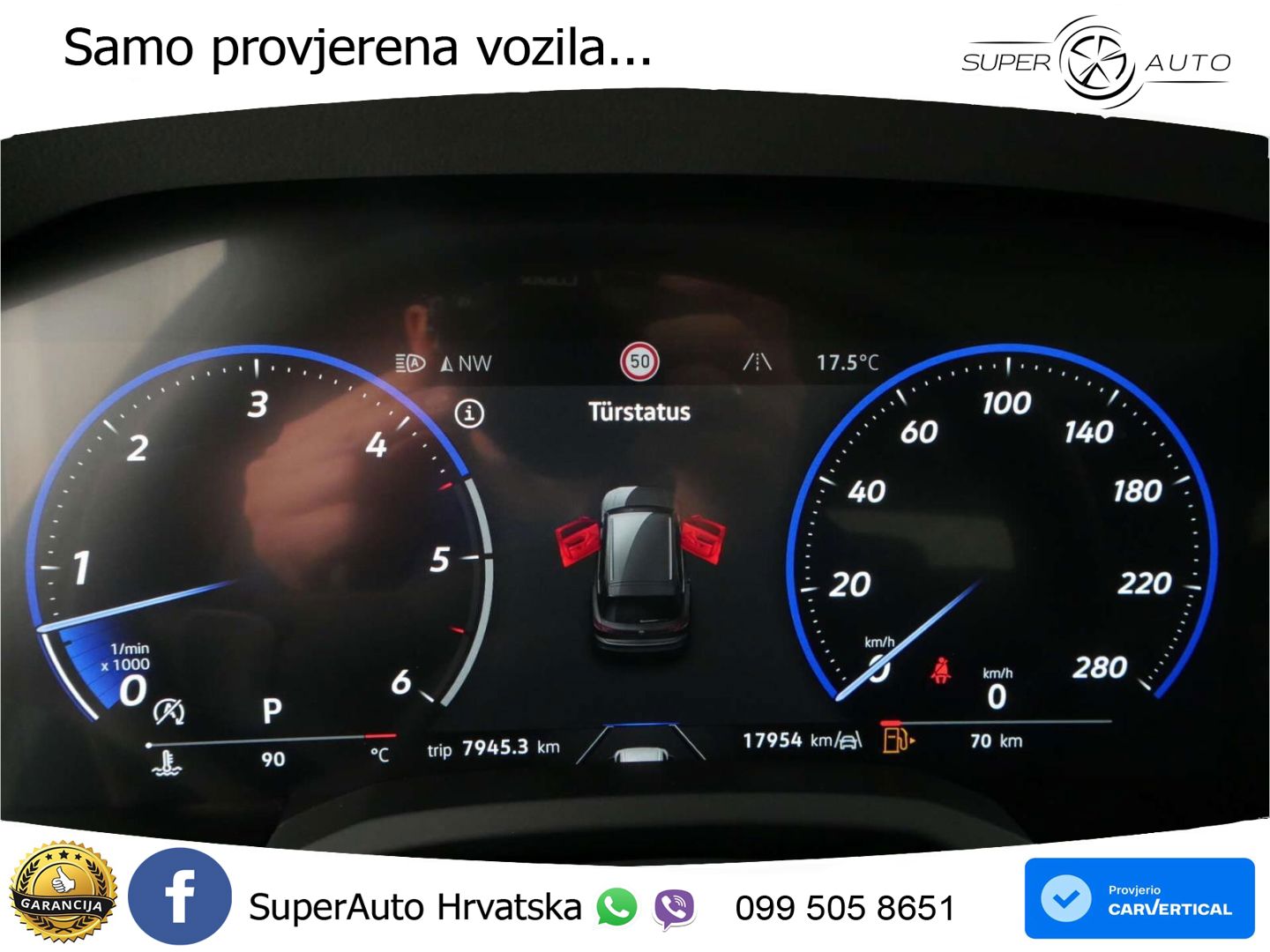 Volkswagen Touareg 3.0 V6 TDI (286 KS) 4MOTION Tiptronic R-Line ZRAČNI+ACC+GR SJED+KAM+PANO