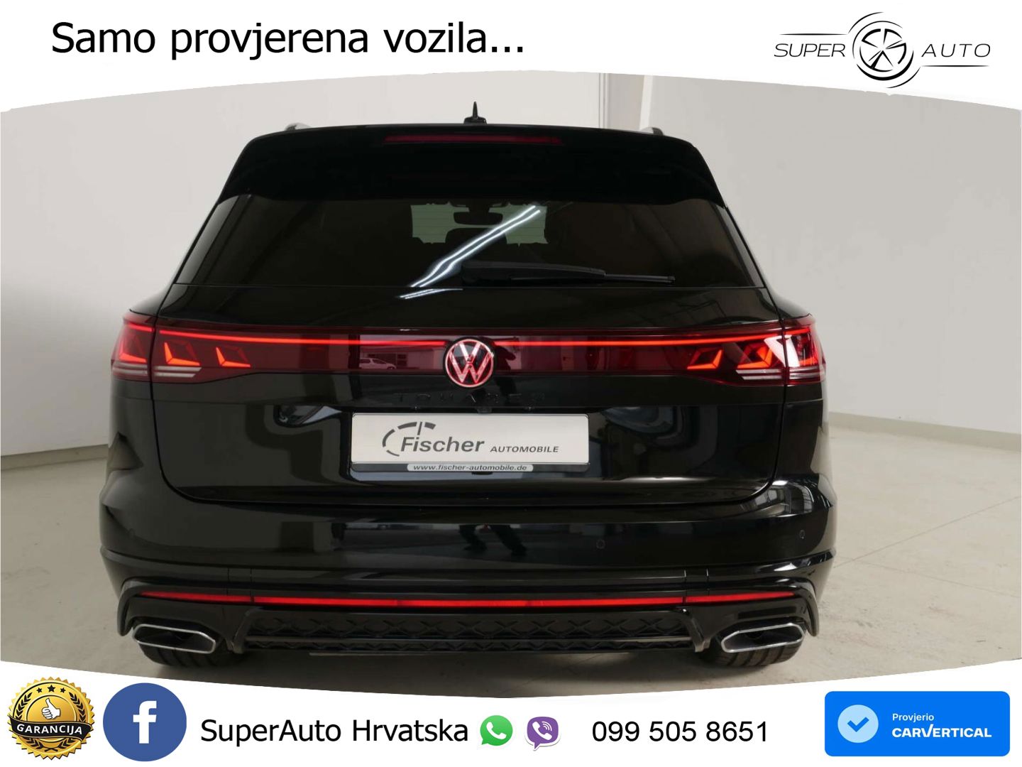 Volkswagen Touareg 3.0 V6 TDI (286 KS) 4MOTION Tiptronic R-Line ZRAČNI+ACC+GR SJED+KAM+PANO
