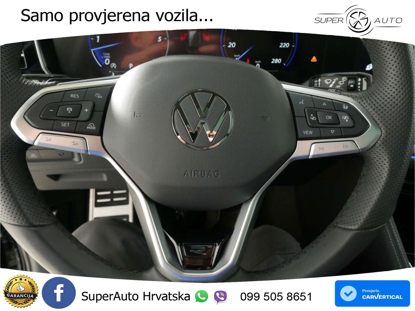 Volkswagen Touareg 3.0 V6 TDI (286 KS) 4MOTION Tiptronic R-Line ZRAČNI+ACC+GR SJED+KAM+PANO