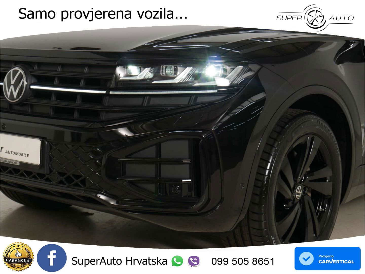 Volkswagen Touareg 3.0 V6 TDI (286 KS) 4MOTION Tiptronic R-Line ZRAČNI+ACC+GR SJED+KAM+PANO