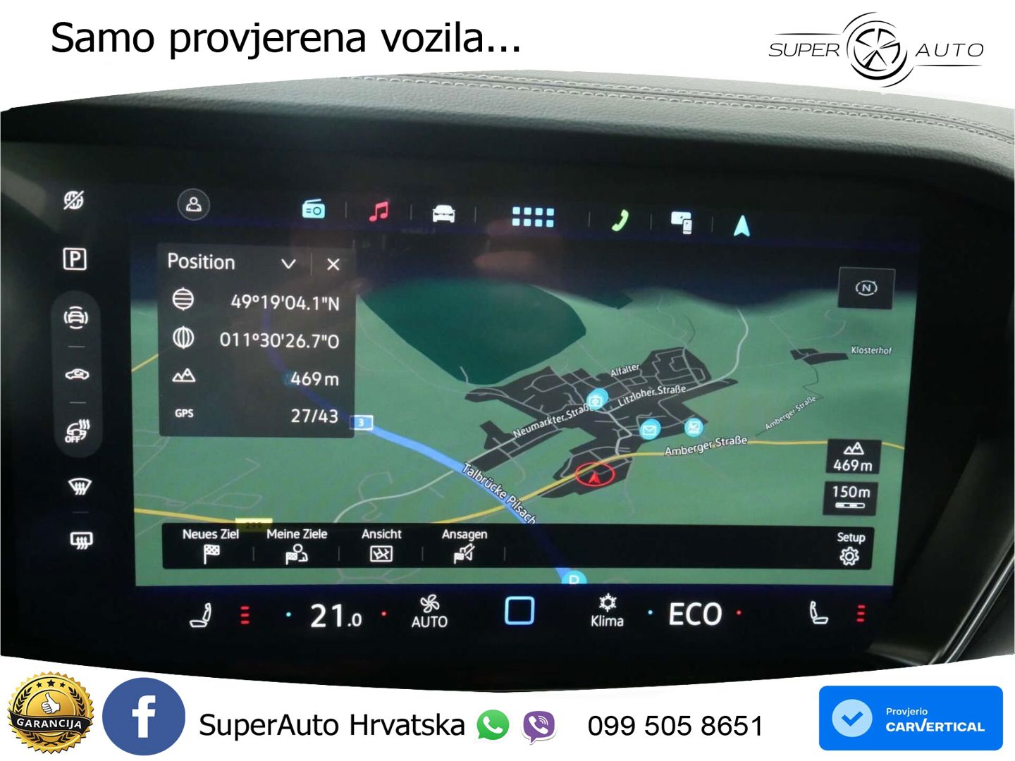 Volkswagen Touareg 3.0 V6 TDI (286 KS) 4MOTION Tiptronic R-Line ZRAČNI+ACC+GR SJED+KAM+PANO