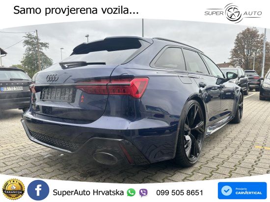 Audi RS6 Avant 4.0 TFSI V8 (600 KS) quattro Tiptronic ZRAČNI+ACC+GR SJED+KAM+PANO