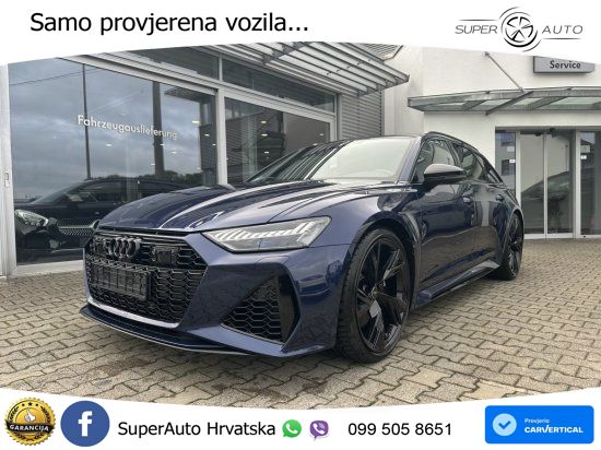 Audi RS6 Avant 4.0 TFSI V8 (600 KS) quattro Tiptronic ZRAČNI+ACC+GR SJED+KAM+PANO