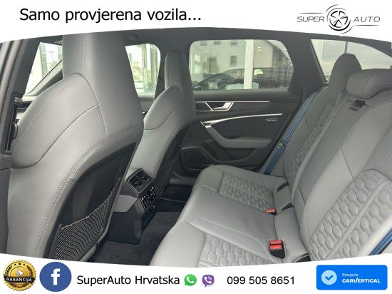 Audi RS6 Avant 4.0 TFSI V8 (600 KS) quattro Tiptronic ZRAČNI+ACC+GR SJED+KAM+PANO