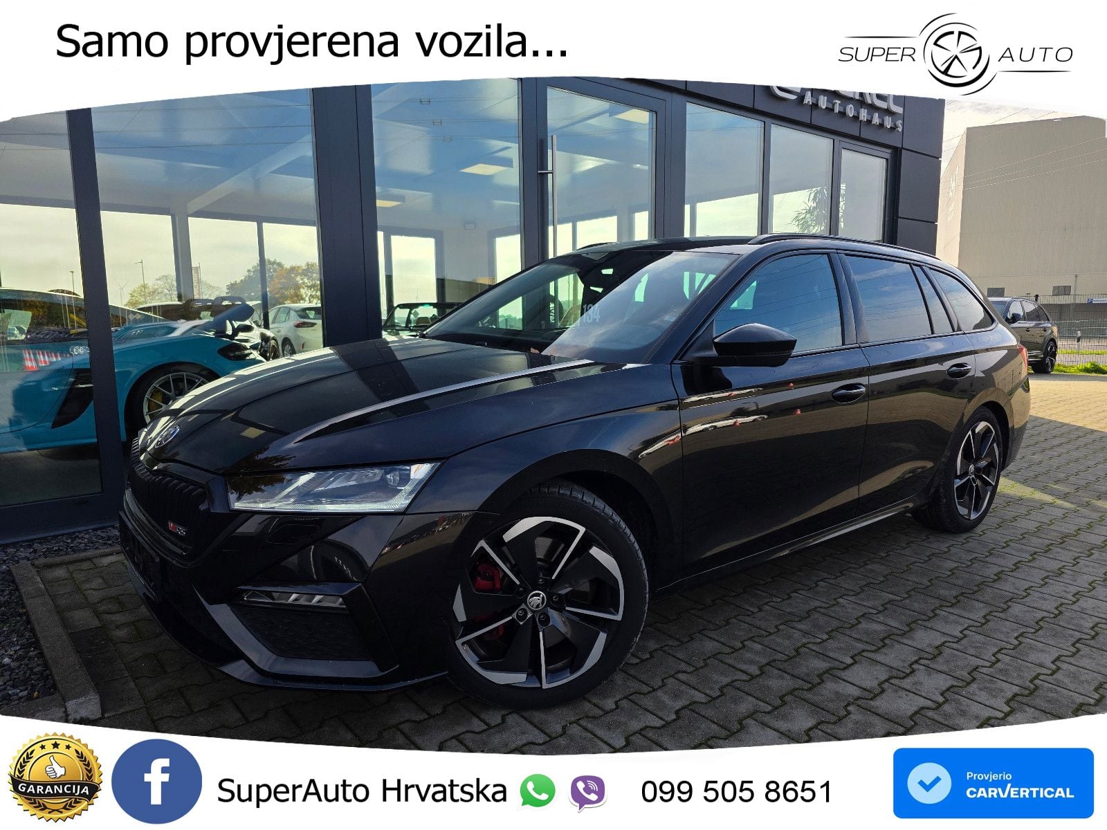 Škoda Octavia Combi RS 2.0 TSI (245 KS) DSG LED+GR SJED+ACC