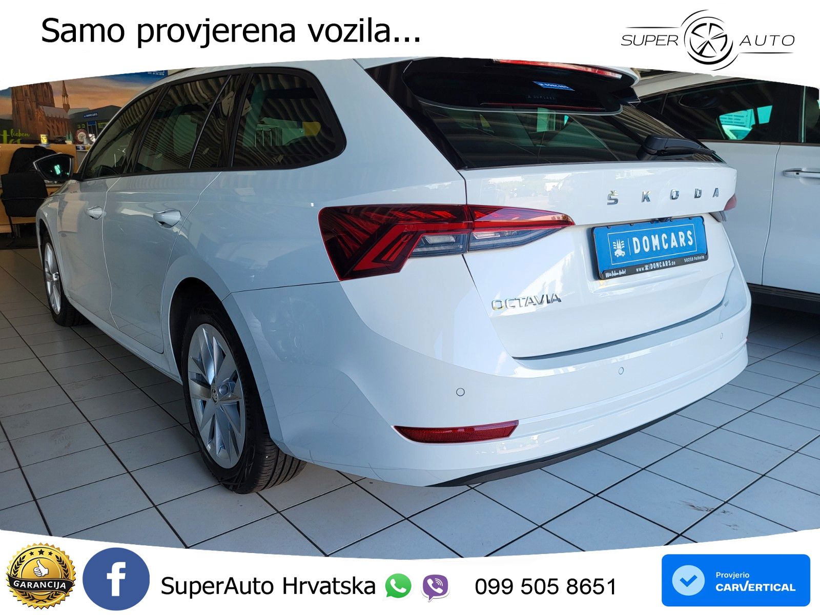 Škoda Octavia Combi 1.5 TSI (150 KS) LED+GR SJED+ACC