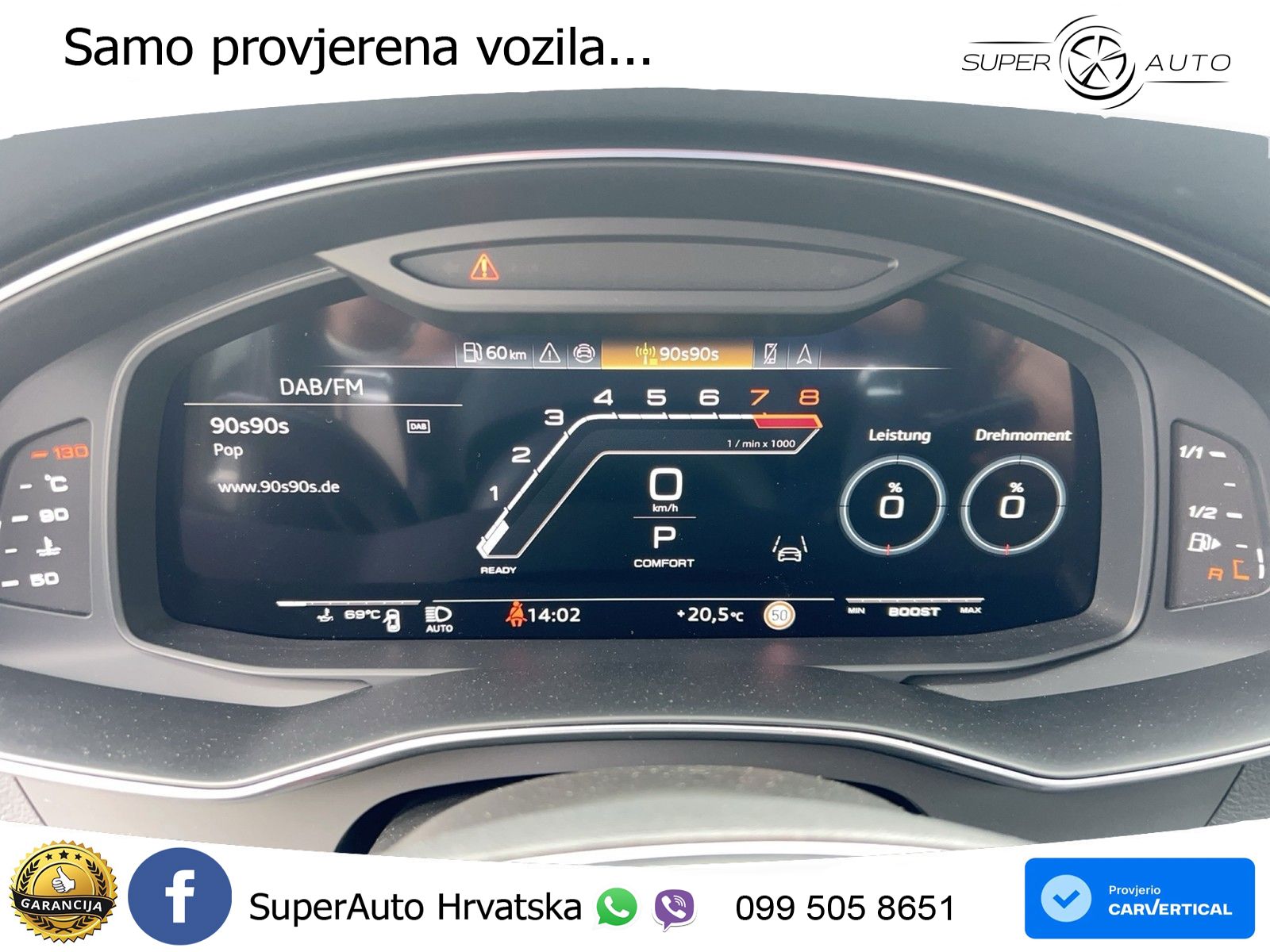 Audi RS6 Avant 4.0 TFSI V8 performance (630 KS)  quattro tiptronic