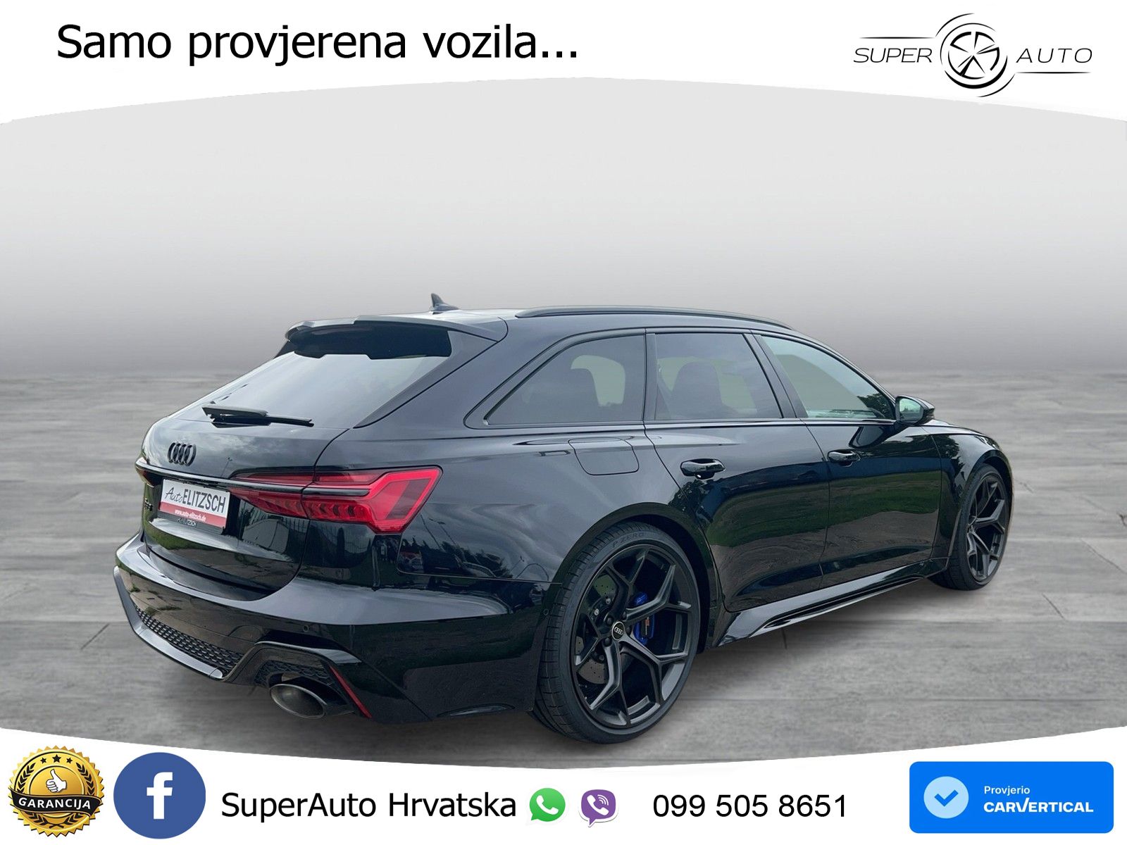 Audi RS6 Avant 4.0 TFSI V8 performance (630 KS)  quattro tiptronic