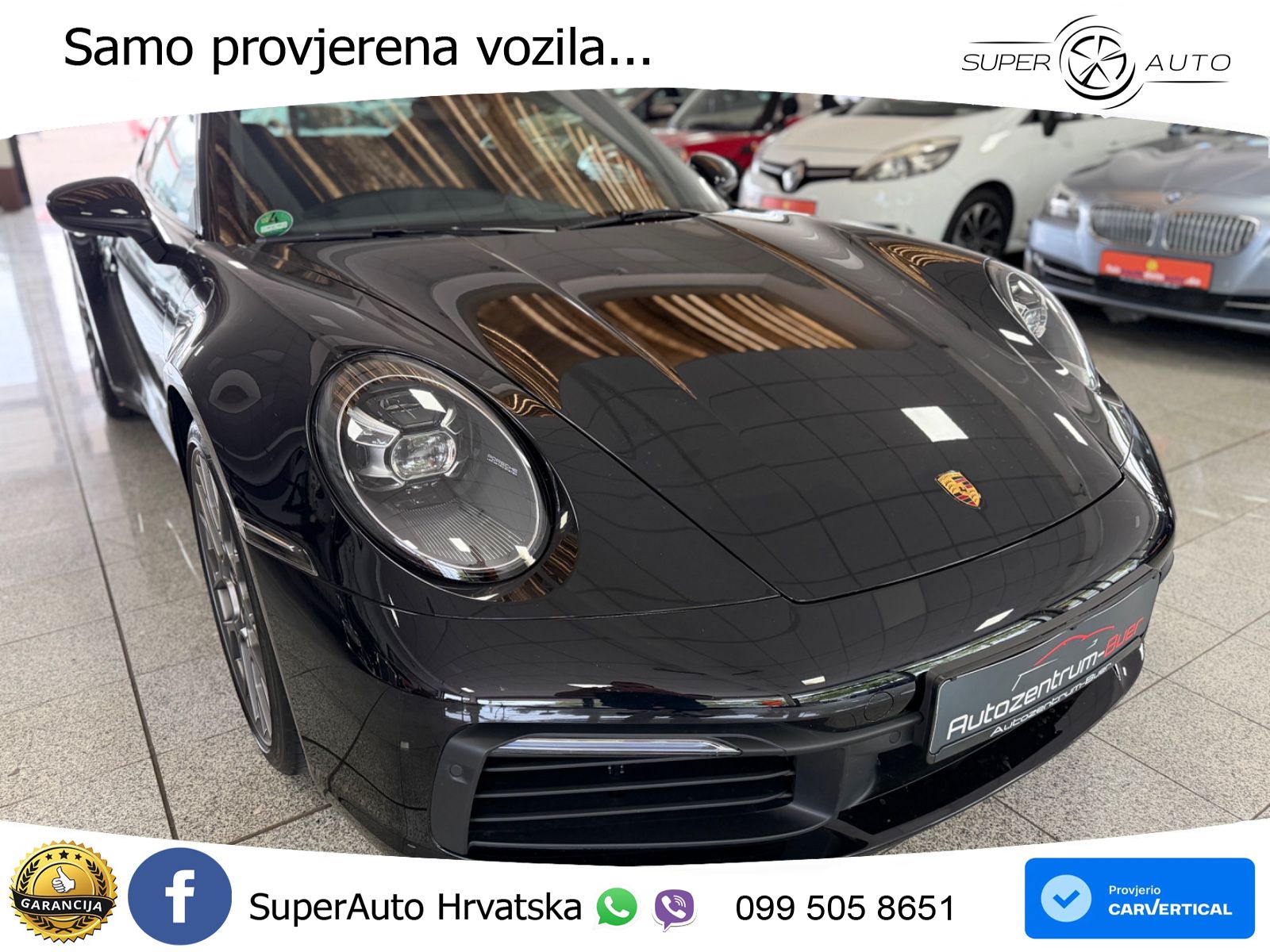 Porsche 911 Carrera S 3.0 (450 KS) PDK ZRAČNI+ACC+GR SJED+KAM+PANO