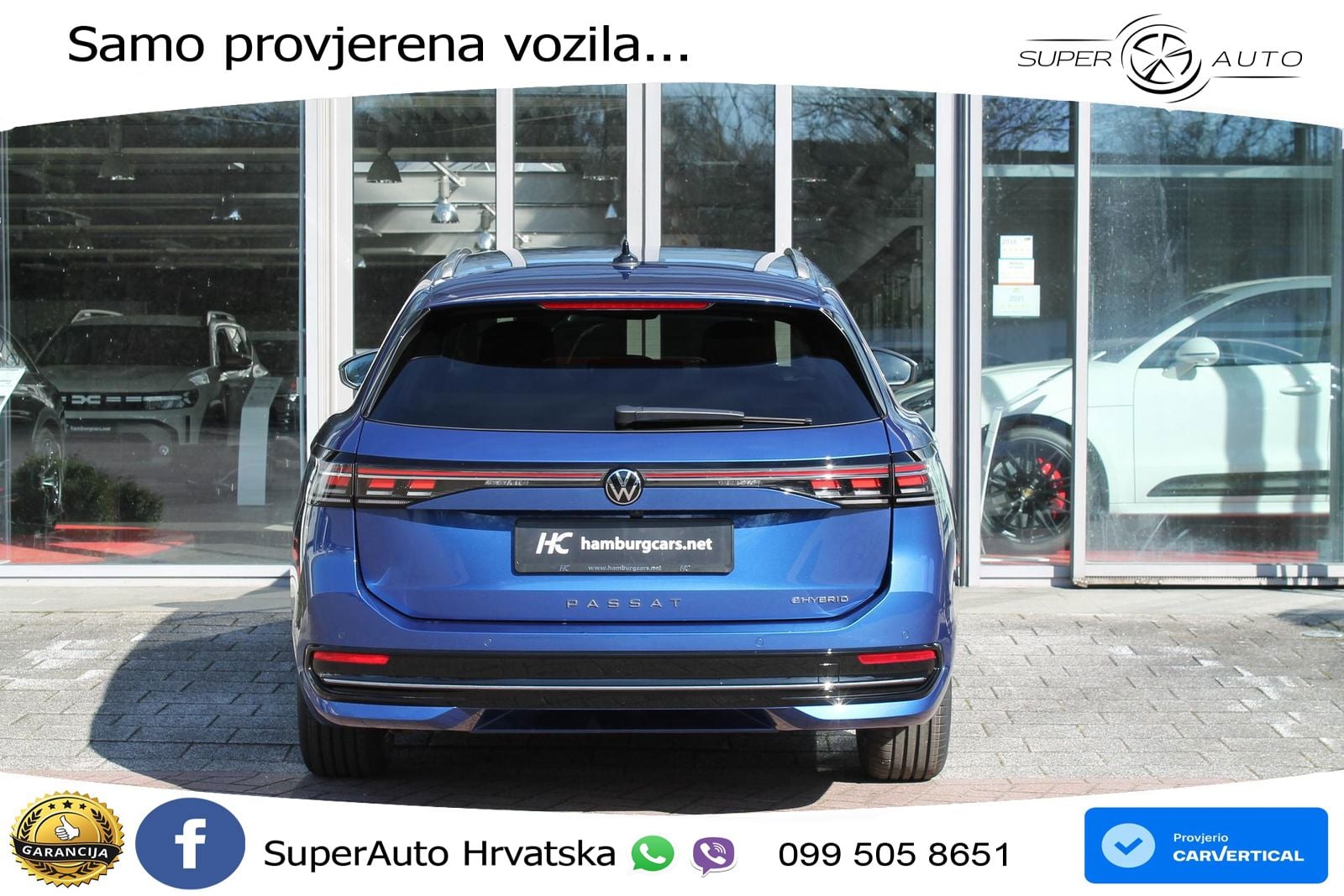 Volkswagen Passat Variant 1.5 TSI (272 KS) eHybrid DSG Elegance LED+GR SJED+ACC
