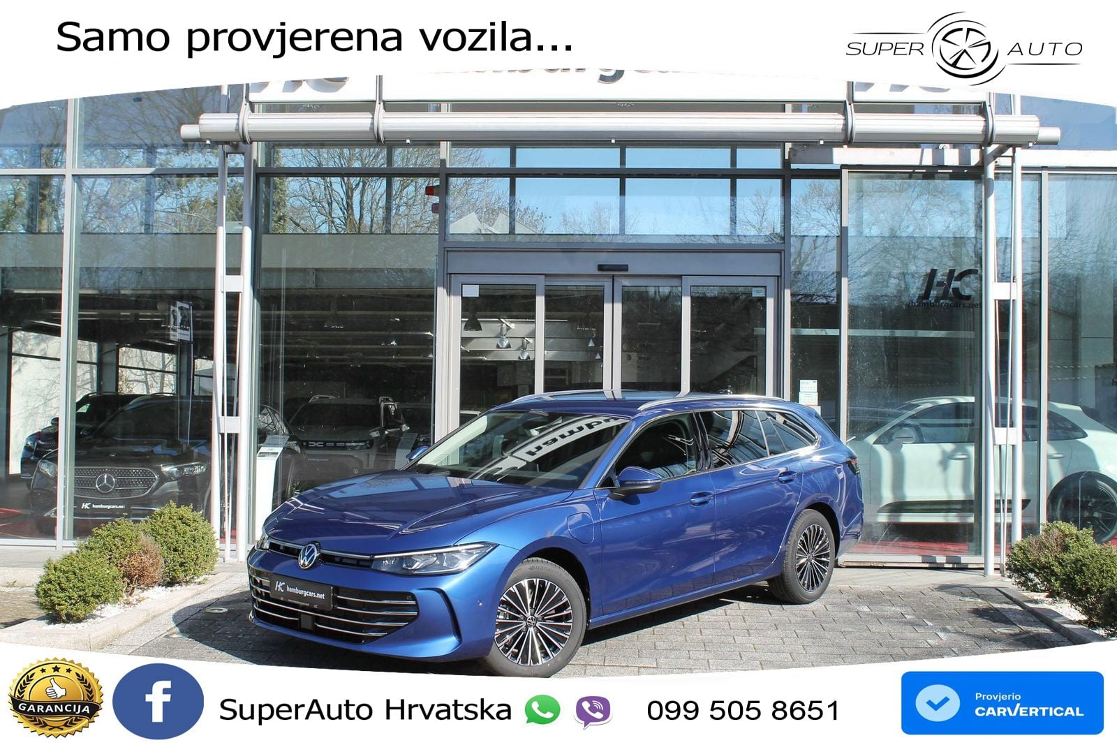 Volkswagen Passat Variant 1.5 TSI (272 KS) eHybrid DSG Elegance LED+GR SJED+ACC