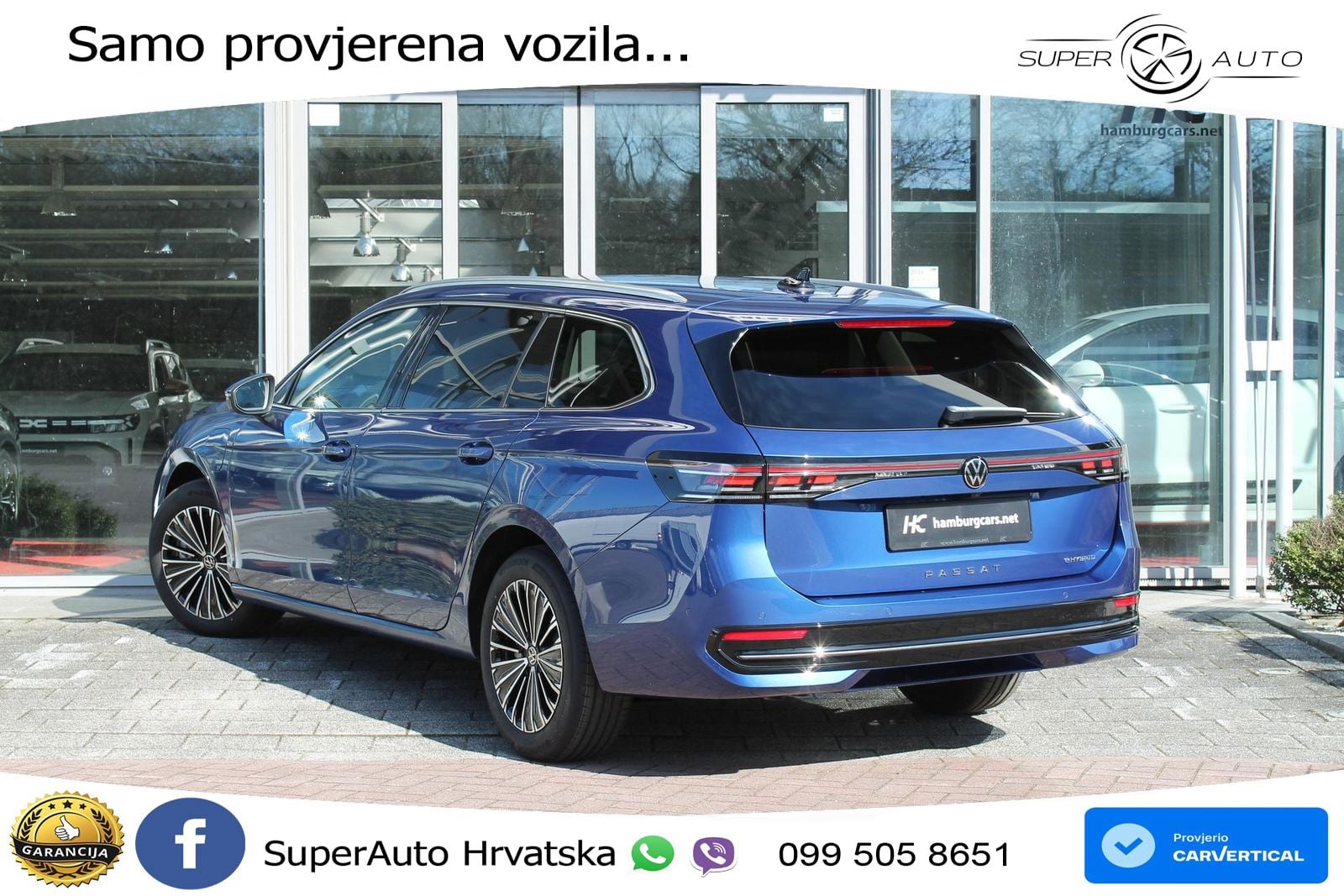 Volkswagen Passat Variant 1.5 TSI (272 KS) eHybrid DSG Elegance LED+GR SJED+ACC