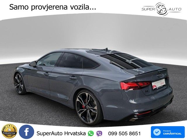 Audi A5 Sportback 45 TFSI (265 KS) quattro S tronic S line LED+GR SJED+ACC