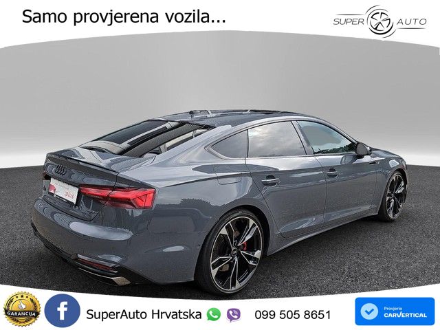 Audi A5 Sportback 45 TFSI (265 KS) quattro S tronic S line LED+GR SJED+ACC