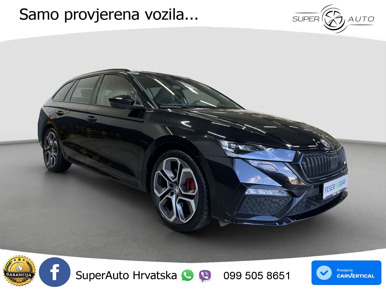 Škoda Octavia Combi RS 2.0 TSI (245 KS) DSG LED+GR SJED+ACC