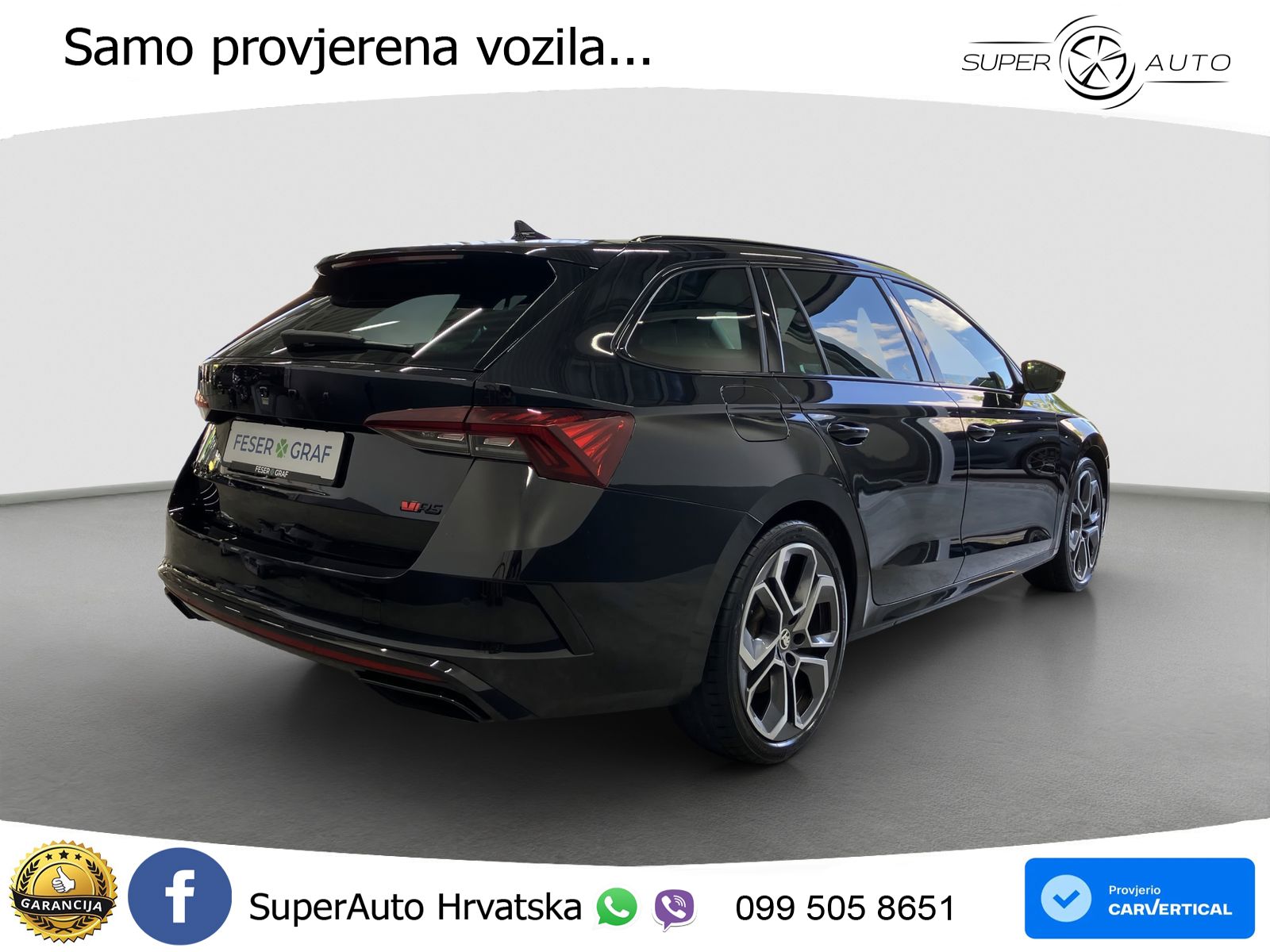 Škoda Octavia Combi RS 2.0 TSI (245 KS) DSG LED+GR SJED+ACC
