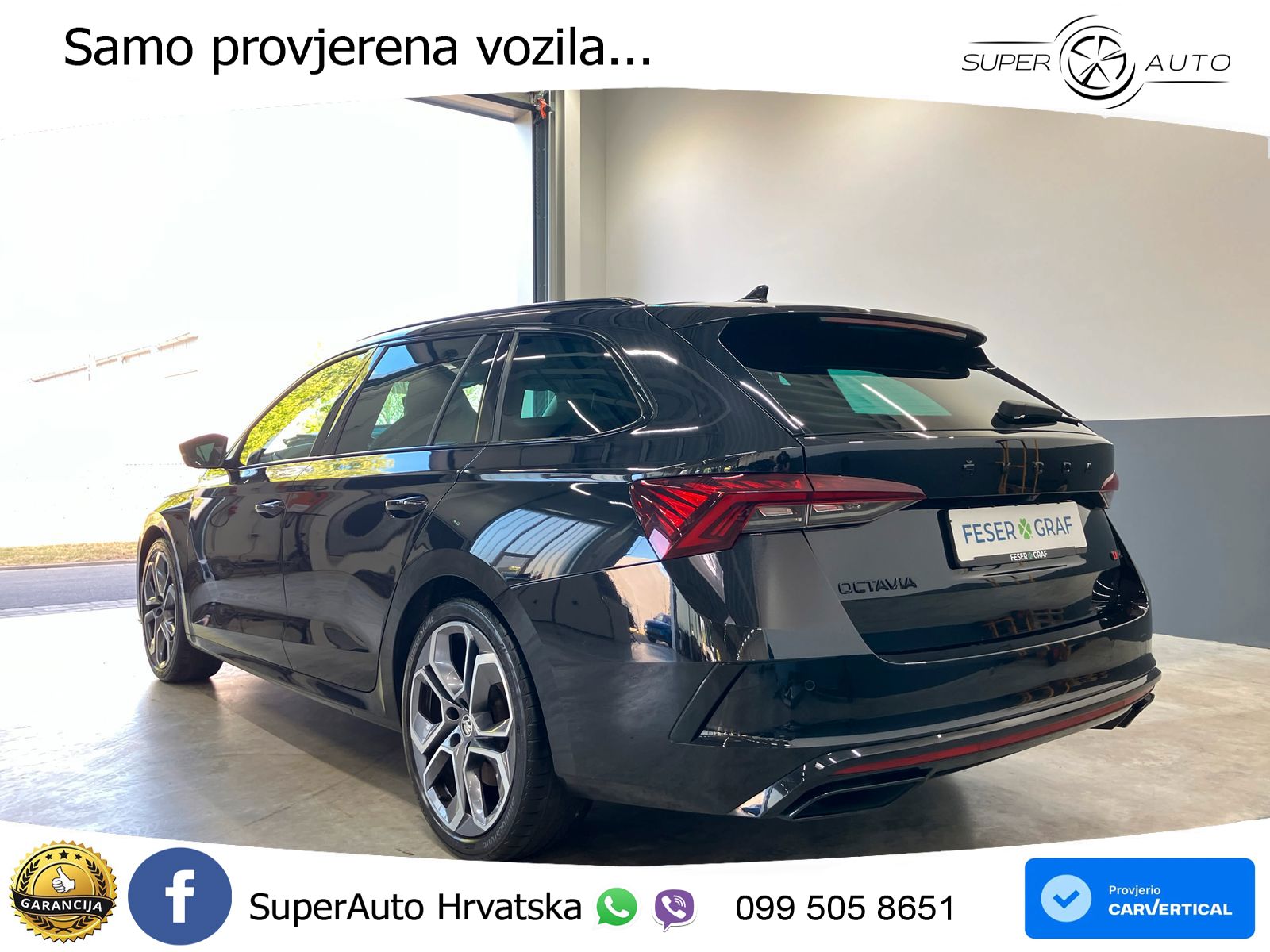 Škoda Octavia Combi RS 2.0 TSI (245 KS) DSG LED+GR SJED+ACC