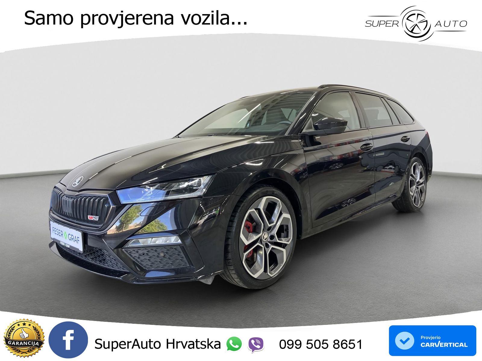 Škoda Octavia Combi RS 2.0 TSI (245 KS) DSG LED+GR SJED+ACC