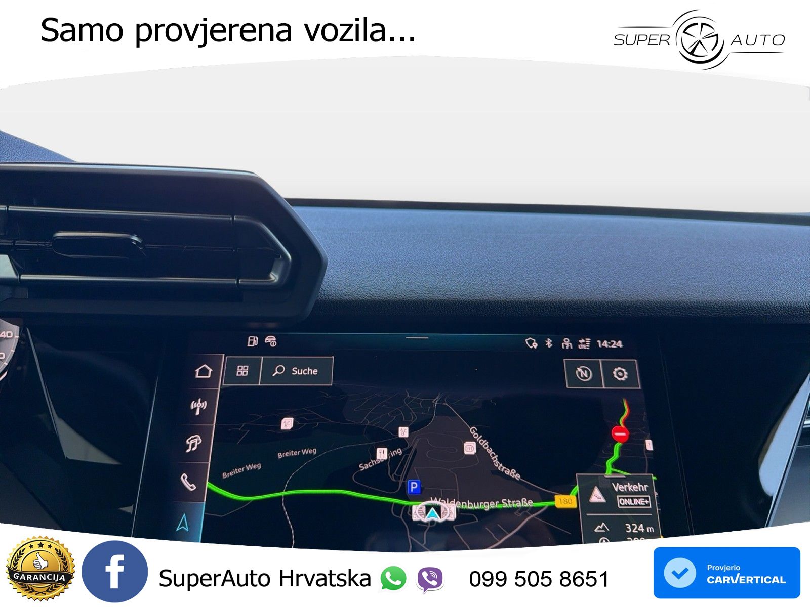 Audi A3 Sportback 30 TFSI (116 KS) LED+GR SJED+ACC