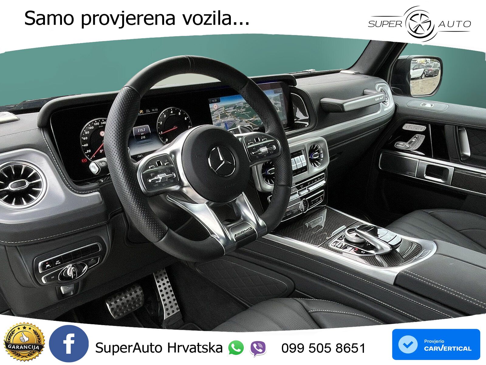 Mercedes AMG G 63 Long V8 (585 KS) 4MATIC 9G-TRONIC AMG SPEEDSHIFT TCT