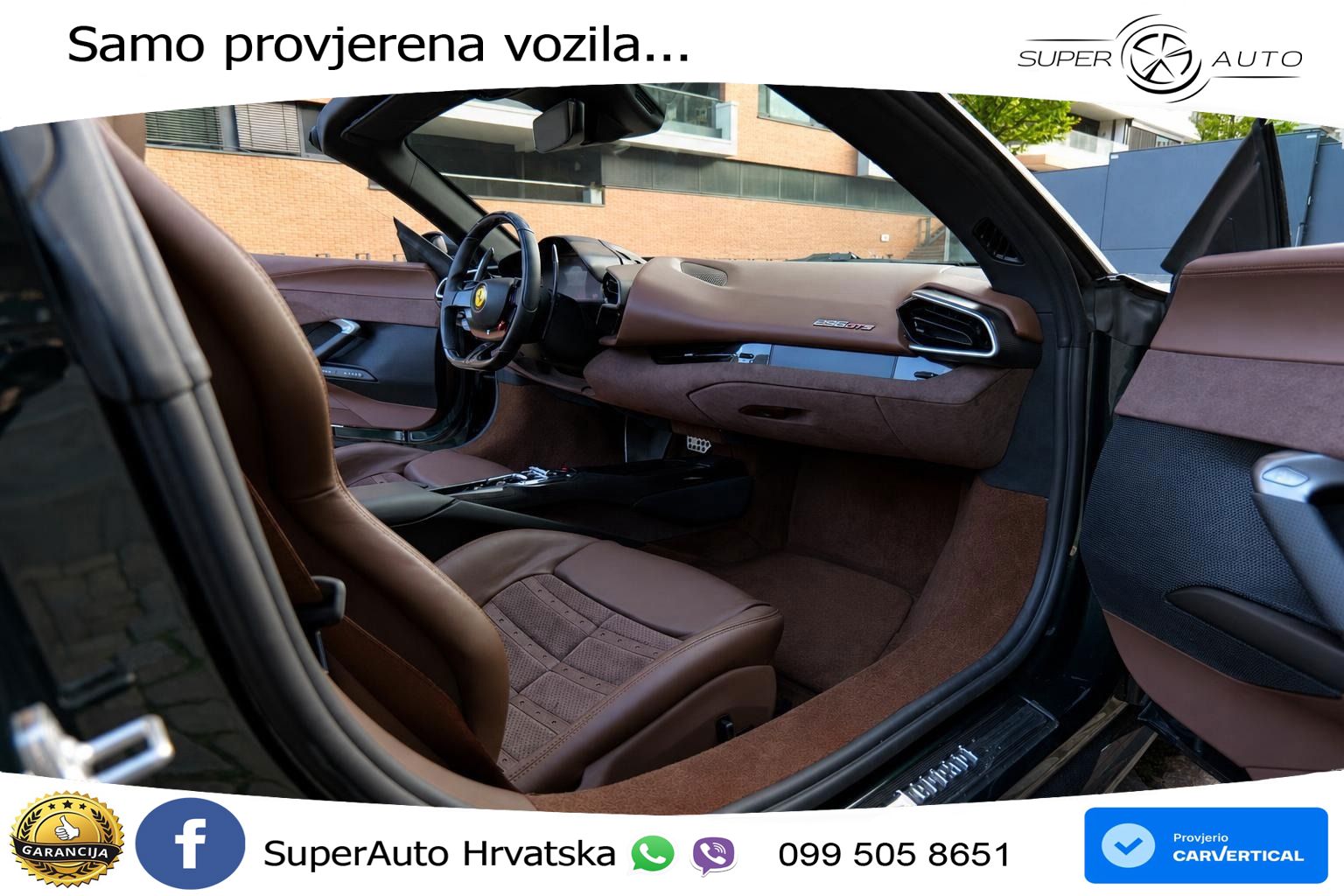 Ferrari 296 GTS 3.0 V6 (830 KS) F1 DCT LED+ACC