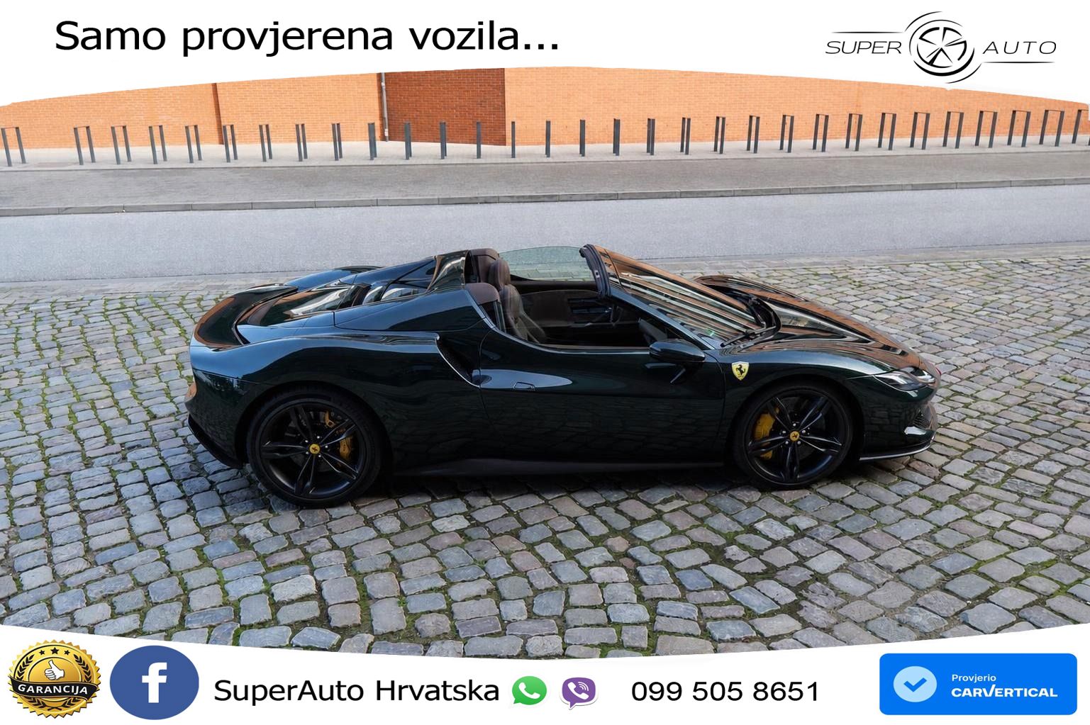Ferrari 296 GTS 3.0 V6 (830 KS) F1 DCT LED+ACC