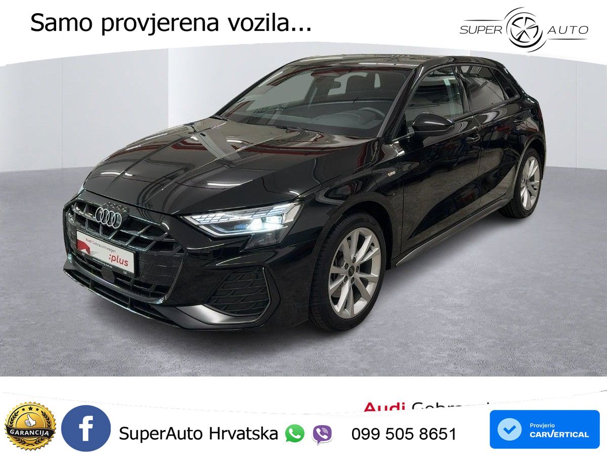 Audi A3 40 TFSIe (204 KS) S tronic S line LED+GR SJED+ACC