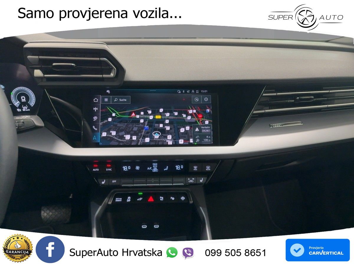 Audi A3 40 TFSIe (204 KS) S tronic S line LED+GR SJED+ACC