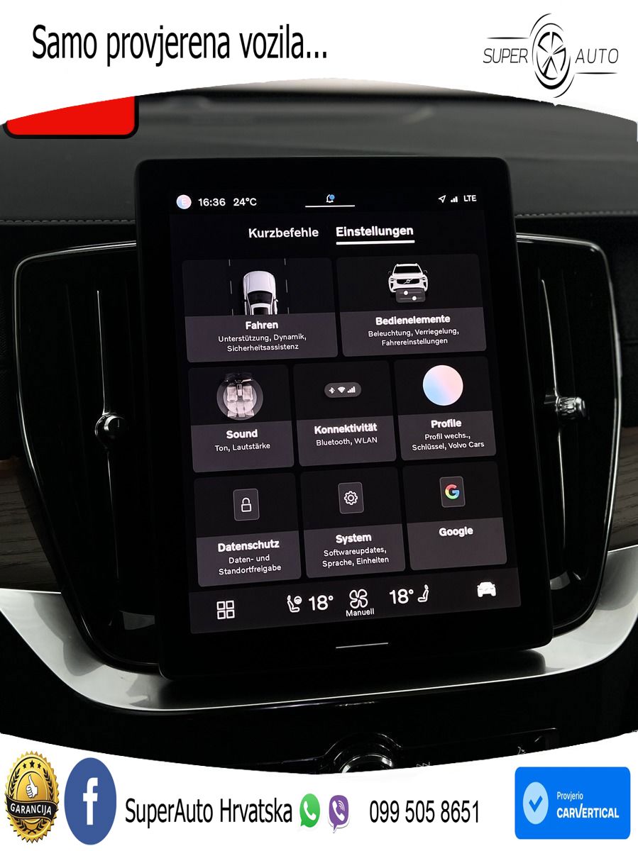Volvo XC90 2.0 B5 AWD Automatic MATRIX+GR SJED+KAM