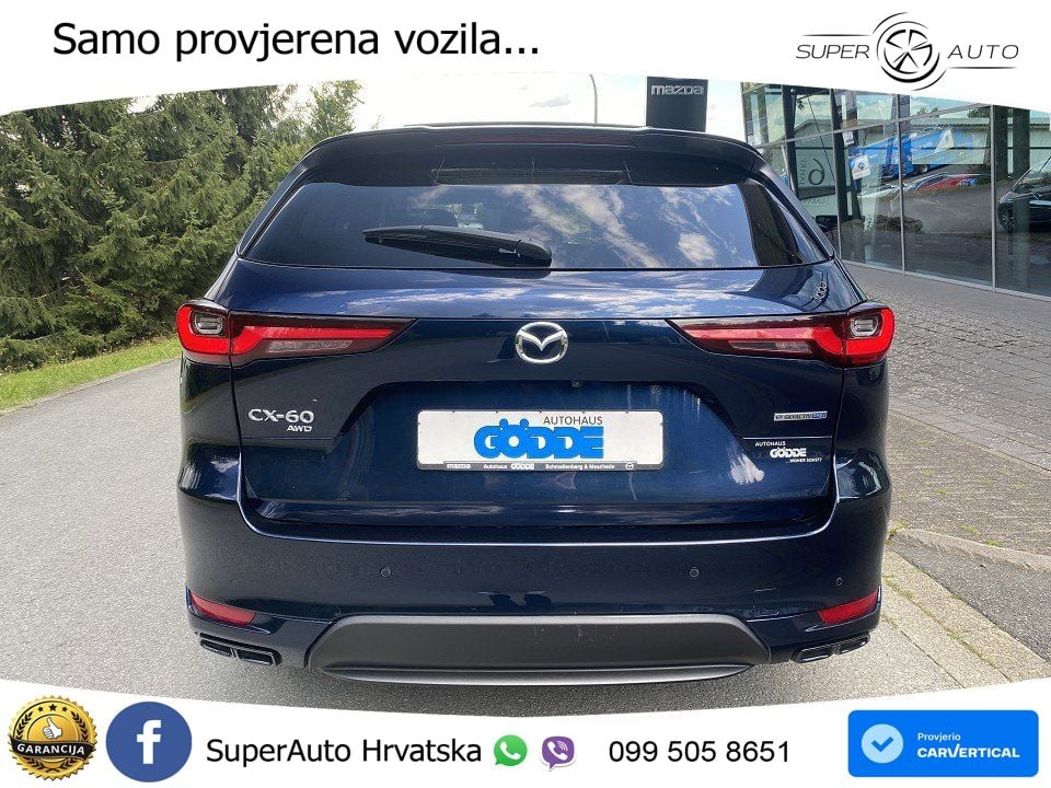 Mazda CX-60 2.5 e-Skyactiv (328 KS) AWD Automatic MATRIX+GR SJED+KAM