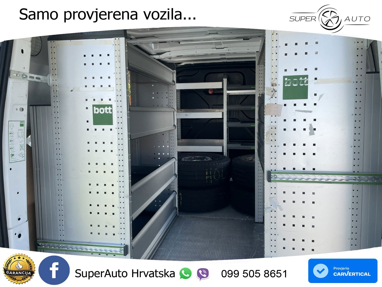 Ford Transit Custom 300 L1 BOTT Regale Klima Navi PDC 131 KS